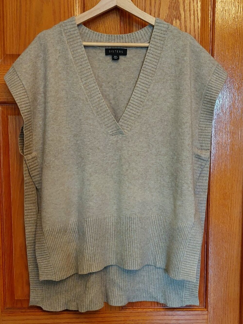 Oversized Sweater Vest